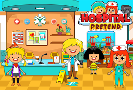 My Pretend Hospital Town Life captura de pantalla 2