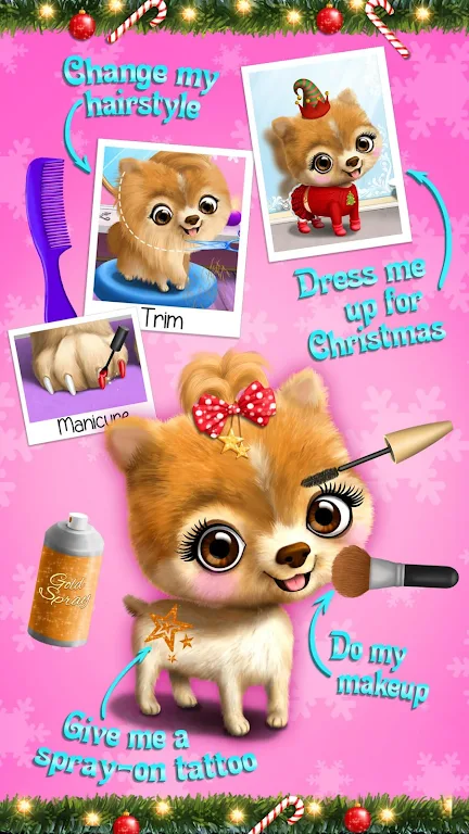 Christmas Animal Hair Salon 2 Скриншот 1