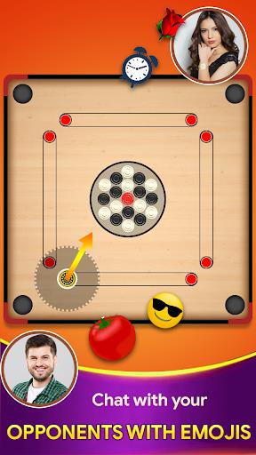 ภาพหน้าจอ Carrom board game - Carrom Pro 3