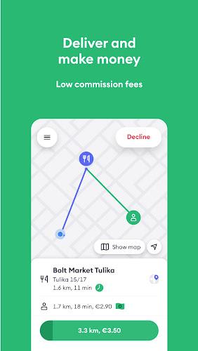 Bolt Food Courier zrzut ekranu 1