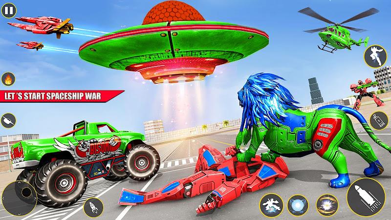 Spaceship Robot Transform Game screenshot 4