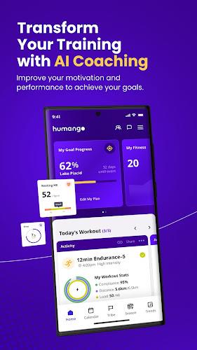 Humango: AI training planner স্ক্রিনশট 1