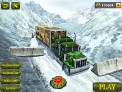 Offroad Army Cargo Driving Mis экрана 3