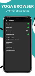 Yoga Anti Block VPN Browser screenshot 1