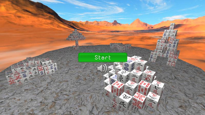 Mahjong Cubic 3D ekran görüntüsü 1