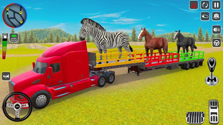 Wild Animal Truck Transporter Screenshot 1