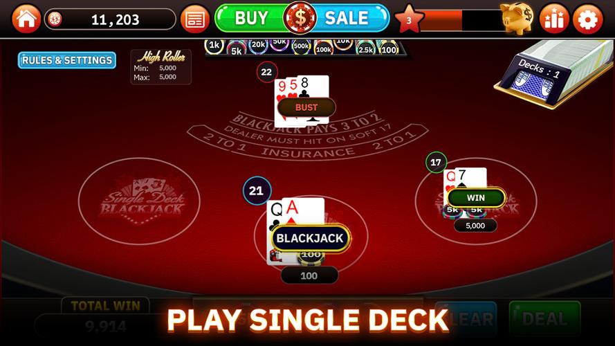 Blazing Bets Blackjack 21屏幕截圖4