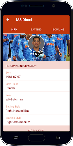 Live Cricket Score & News ảnh chụp màn hình 1