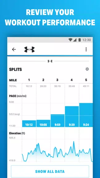 Map My Runでランニングスクリーンショット2