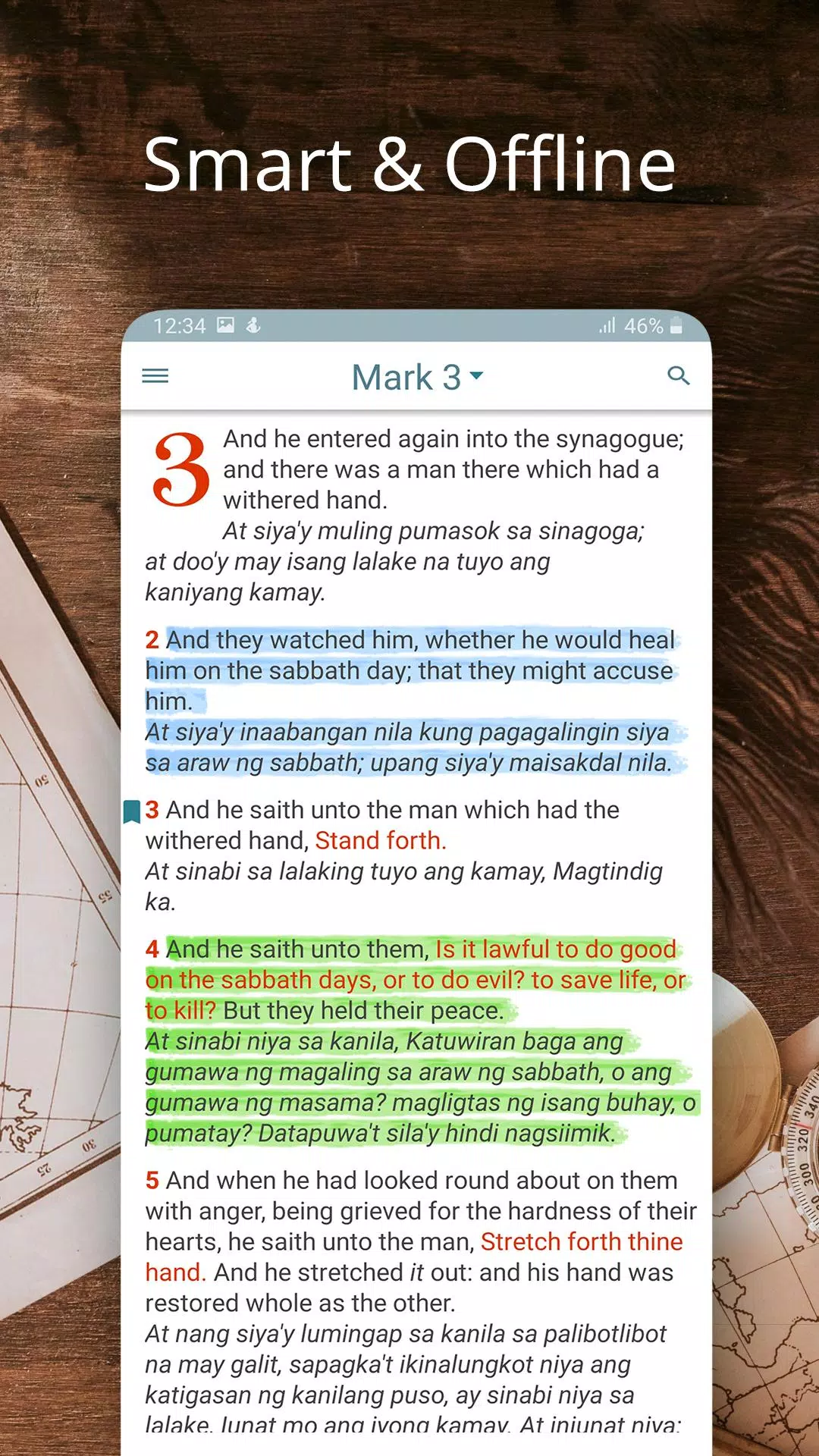 English Tagalog Bible Offline屏幕截圖1