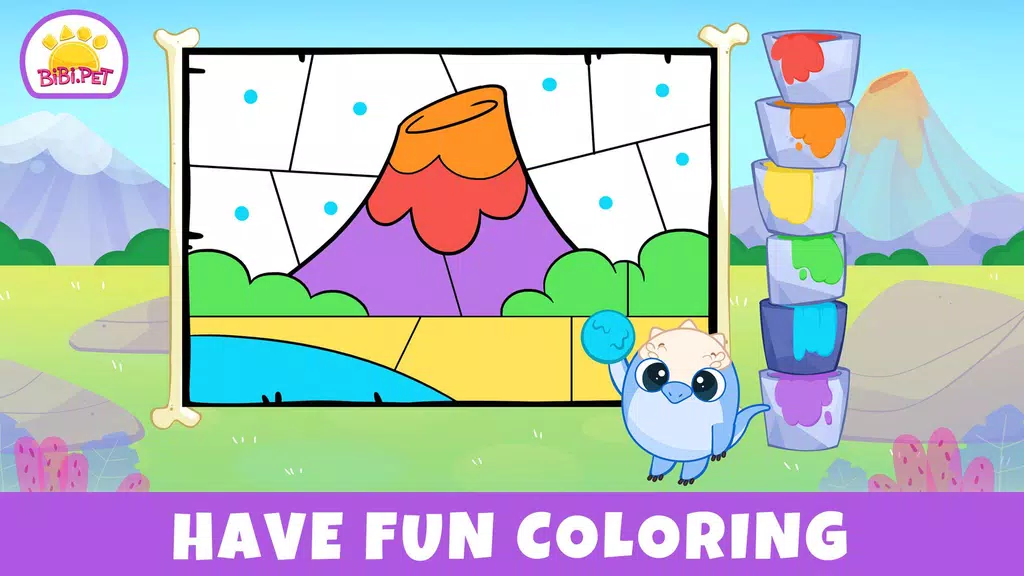 Bibi Dinosaurs games for kidsスクリーンショット1