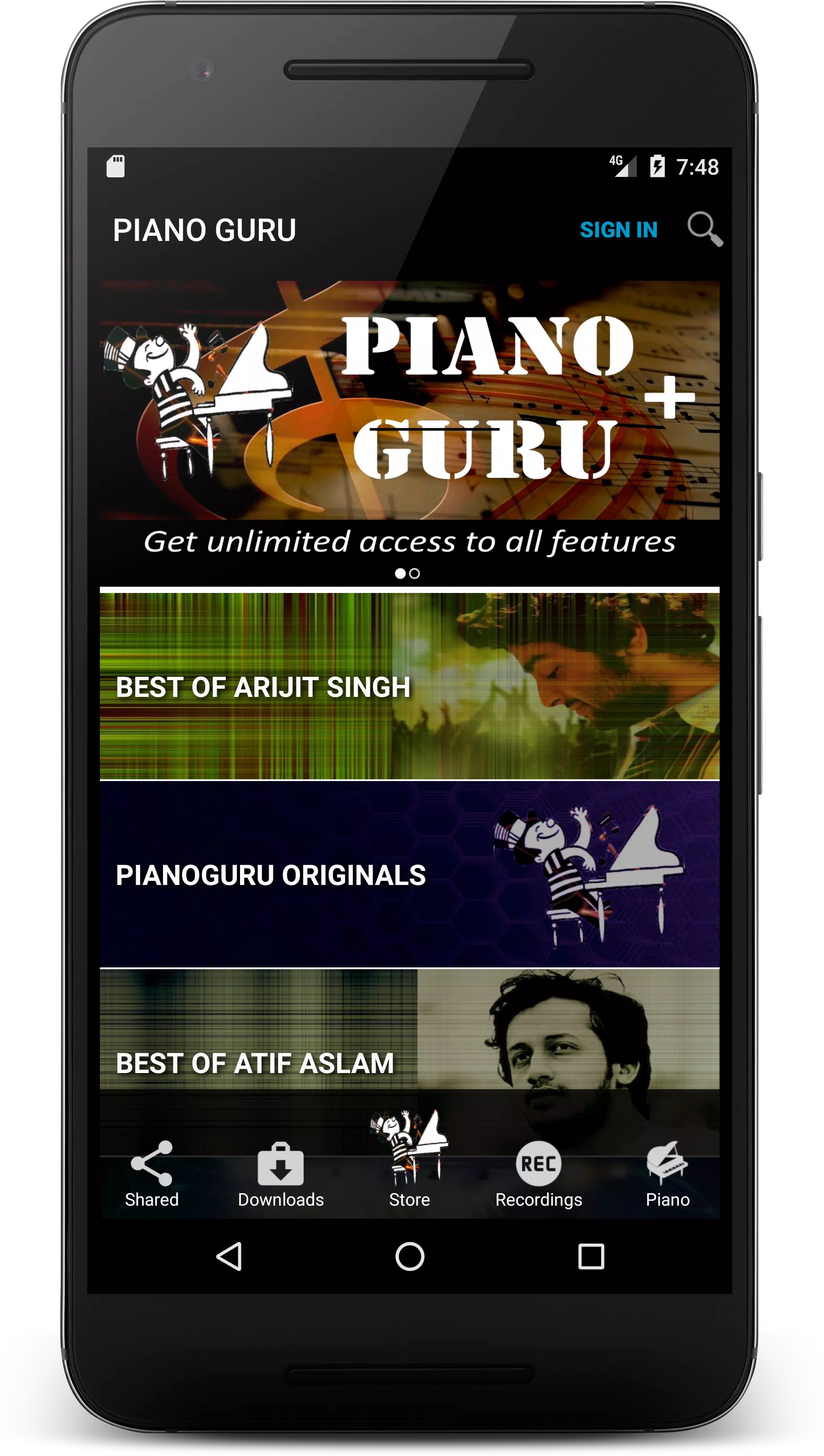 PianoGuru : Learn Indian Songs屏幕截圖2