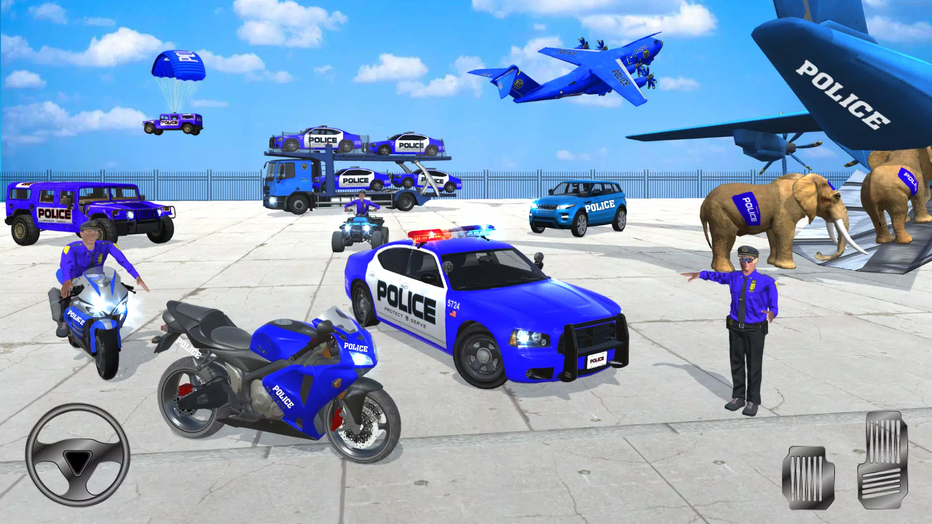 Crazy Car Transport Truck Game screenshot 2