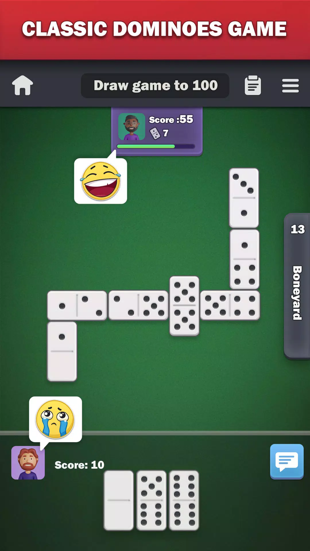 Dominoes online - play Domino! স্ক্রিনশট 1