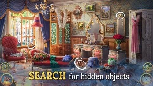 Hidden Objects Mystery Society captura de pantalla 1