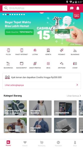 Bukalapak screenshot 1