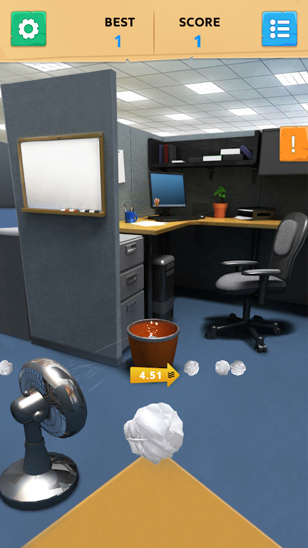 Paper Toss Office - Jerk Boss Captura de pantalla 2