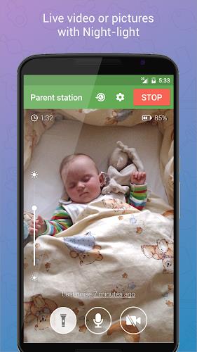 Baby Monitor 3G (Trial)屏幕截圖2