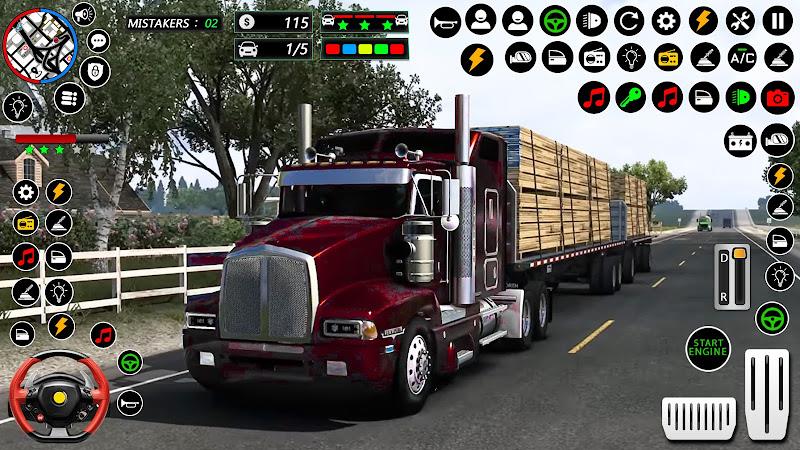 ภาพหน้าจอ US Cargo Truck Simulator Games 2