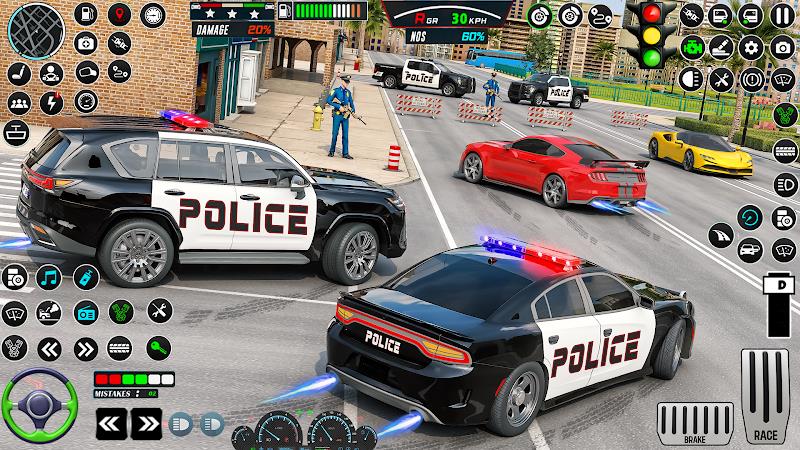 US Police Car Parking - King 스크린 샷 2