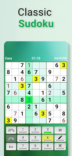 Sudoku offline экрана 1