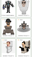 How to draw skibibi toilet 스크린샷 1