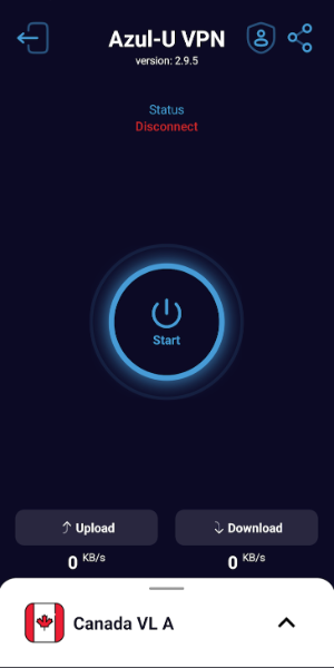 Screenshot Azul VPN Mod 2