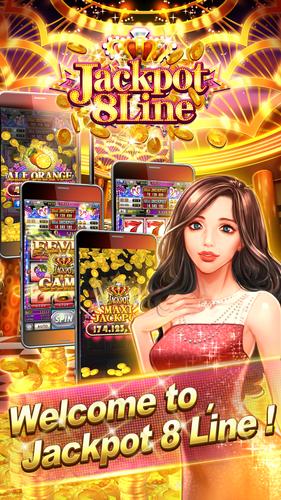 Jackpot 8 Line Slots Captura de pantalla 1