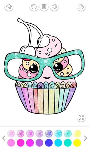 Glitter Coloring Game for Kids Screenshot 2