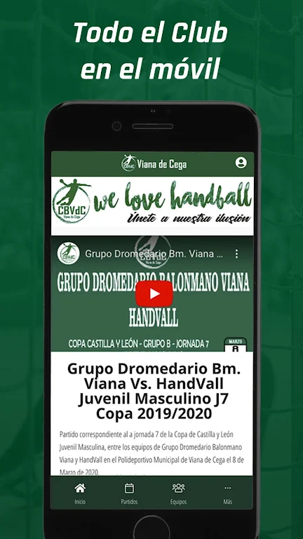Balonmano Viana экрана 2