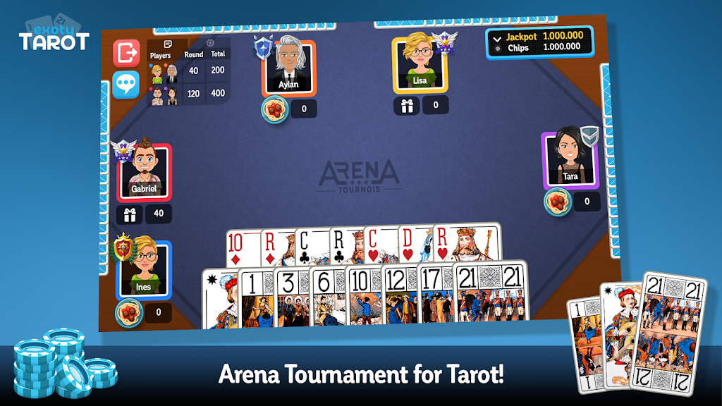 Multiplayer Tarot Game屏幕截圖3