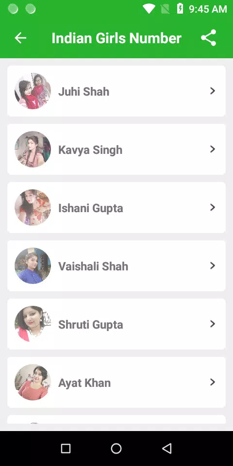 Girls Phone Number for Chat Screenshot 1