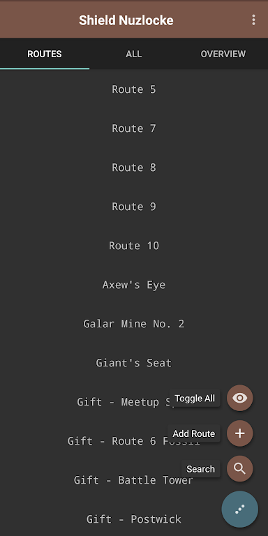 Route Chart - Nuzlocke Tracker - No Ads экрана 2