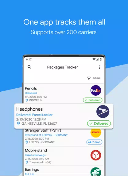 Packages Trackerスクリーンショット1