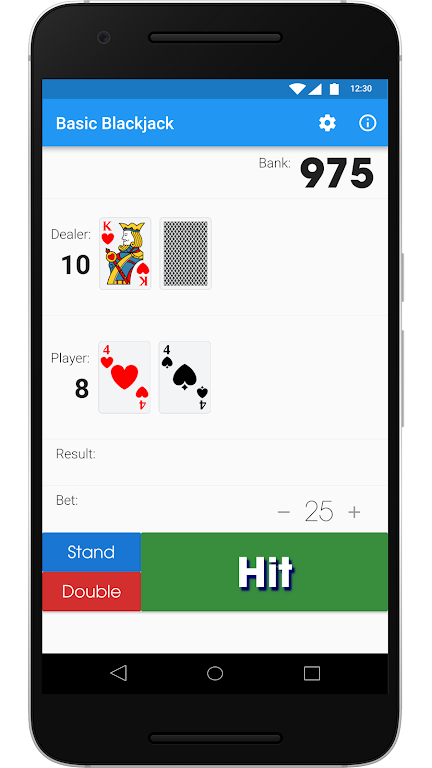 Basic Blackjack ကိုဖန်သားပြင်4