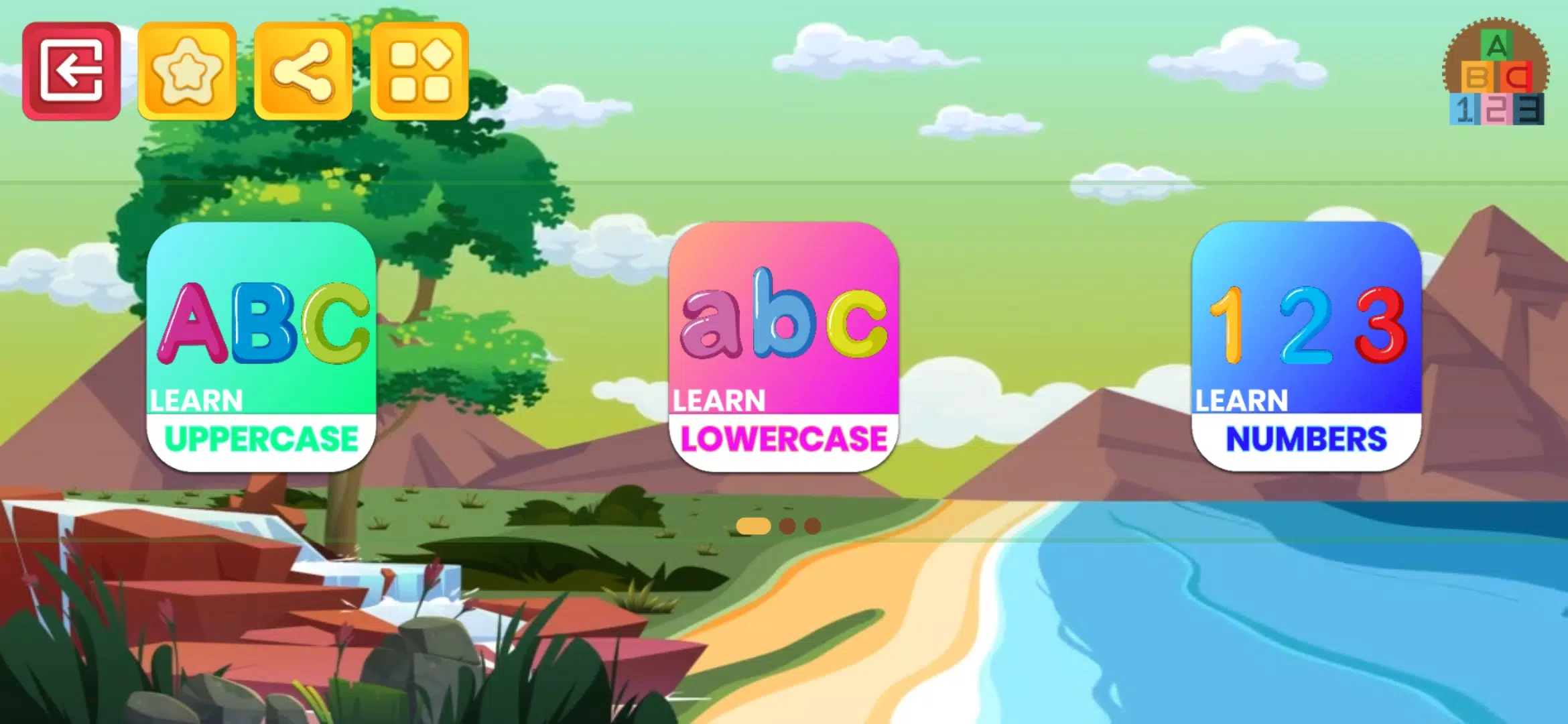 Learn numbers and letters ကိုဖန်သားပြင်1