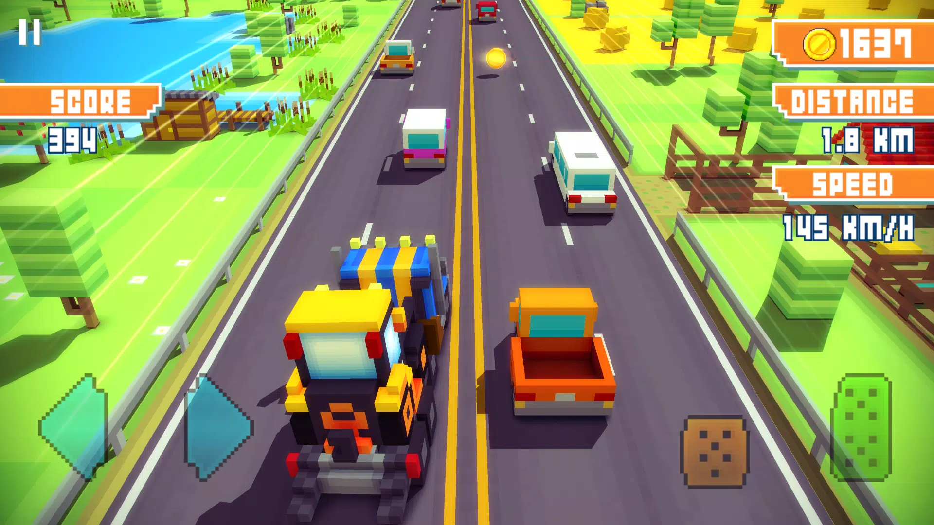 Blocky Highway ekran görüntüsü 4