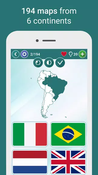 Geography Quiz - World Flags屏幕截圖2