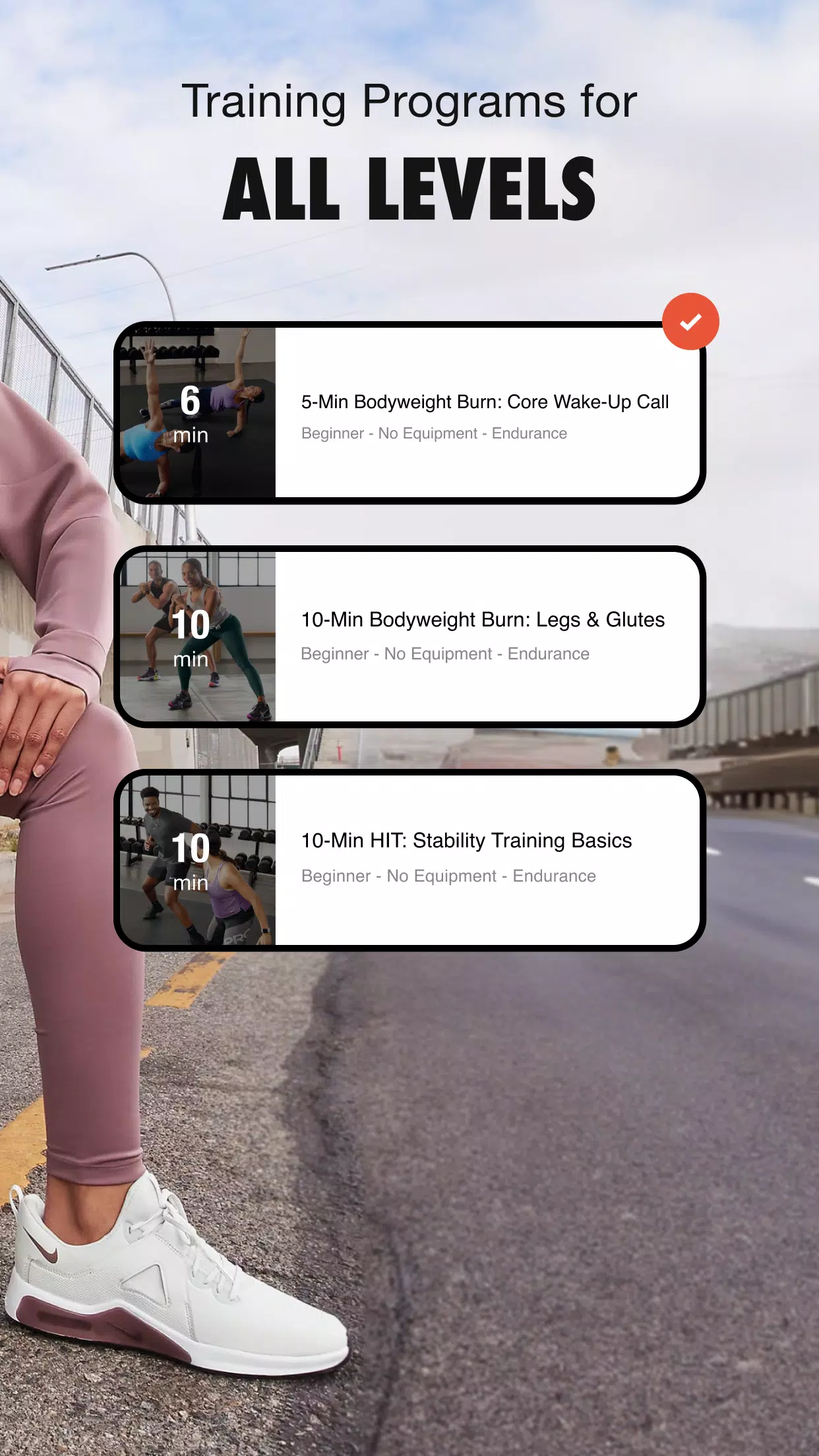 Nike Training Club : exercice Capture d’écran2