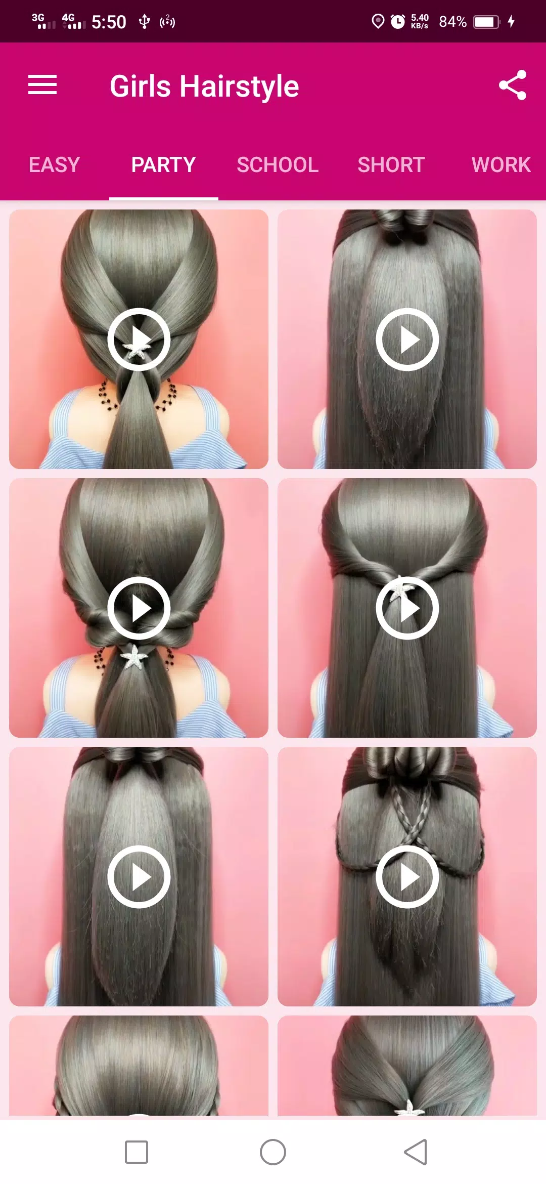 Girls Hairstyle экрана 2