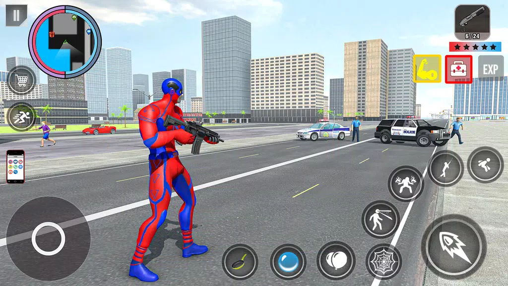 Spider Rope Action Game zrzut ekranu 2