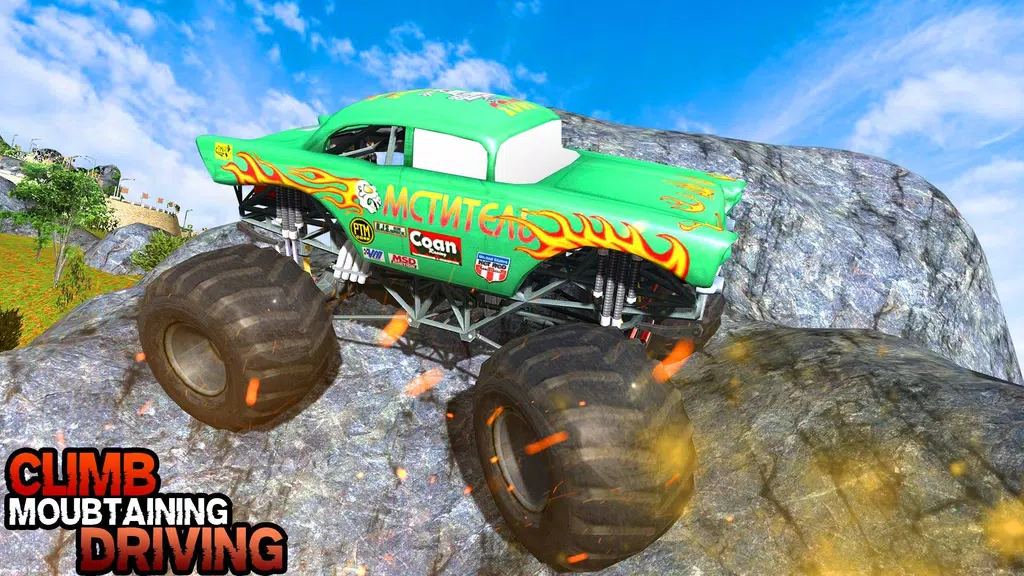 Pickup Truck Hill Climb Racing Capture d’écran4