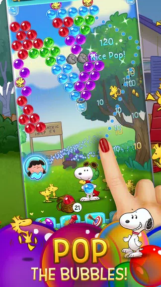 Bubble Shooter - Snoopy POP!屏幕截圖1