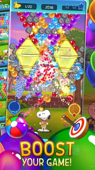 Bubble Shooter - Snoopy POP!屏幕截圖4