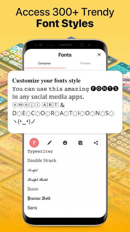 Fonts app keyboard & Changer ekran görüntüsü 2