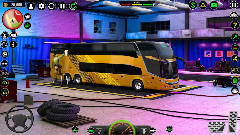 US Luxury Bus Driving Game 3D screenshot 1