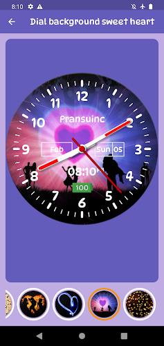 Heart Clock Live Wallpaper屏幕截圖3