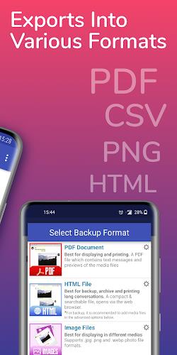 SMS Backup, Print & Restore Captura de pantalla 3