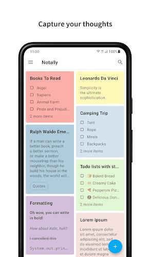 Notally - Minimalist Notes ảnh chụp màn hình 1