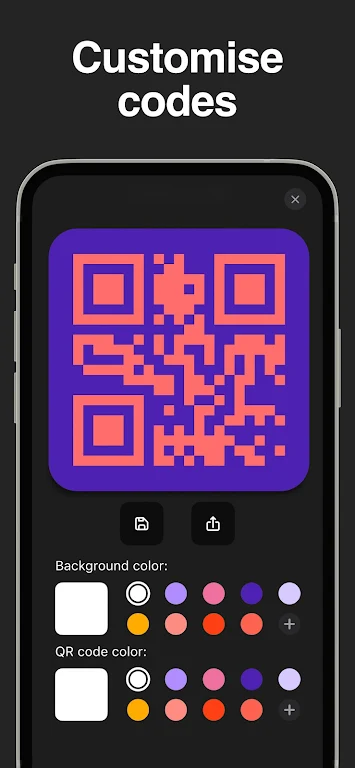 QR code Scanner & Creator ကိုဖန်သားပြင်2